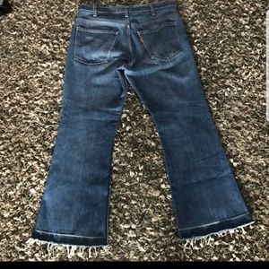 Vintage orange tab levis high waisted bells